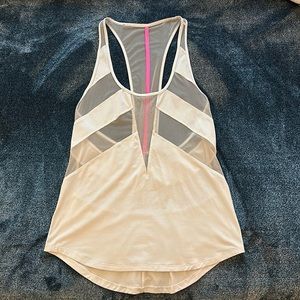 Lululemon If You’re Lucky white tank top size 6